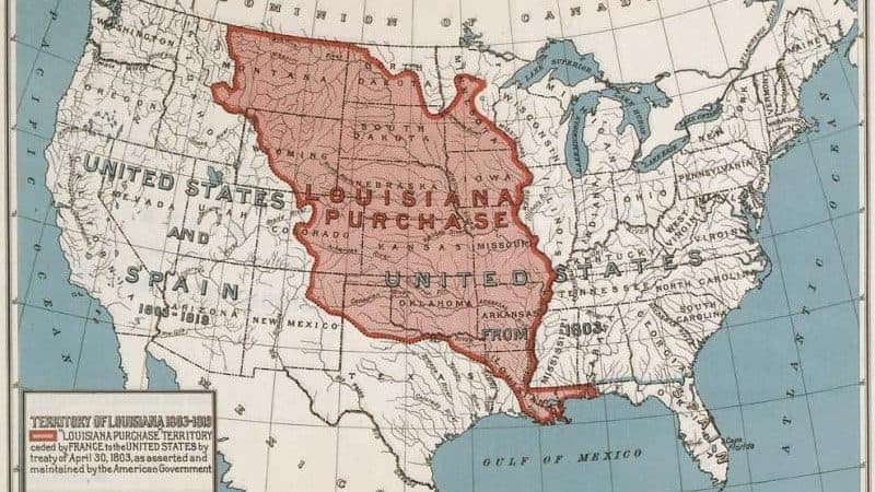 In the civil war what was the south part of the louisiana purchase called