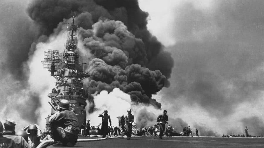 Rare Footage : Of the Bombardment & Invasion Okinawa ww2