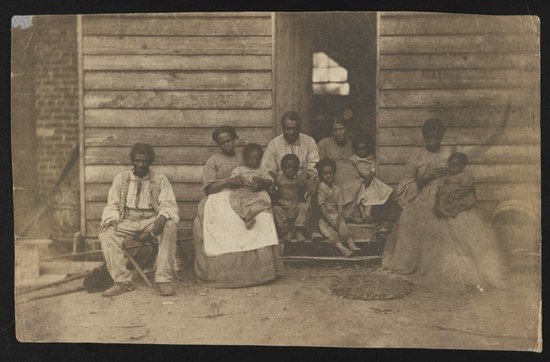 Gaine's farm slaves