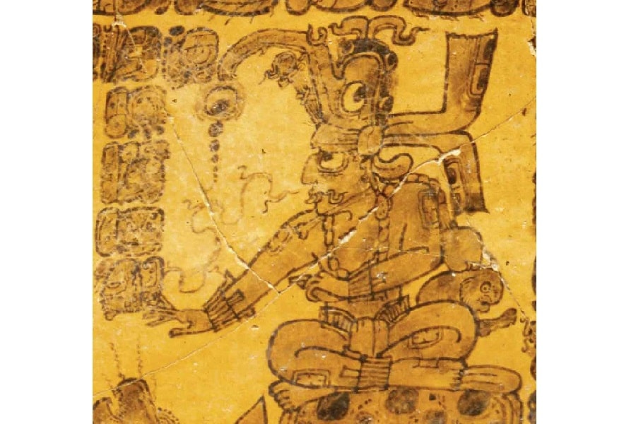 Mayan sun god